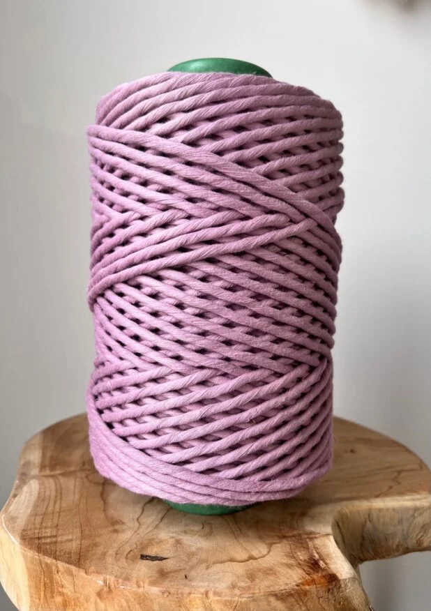 Violet, Fil de macramé 5mm en Grosse bobine de 1kg